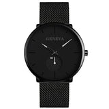 Fashion Casual Geneva Men's Quartz Stainless Steel Watch ( UAE Delivery Time: 1-3 Days )