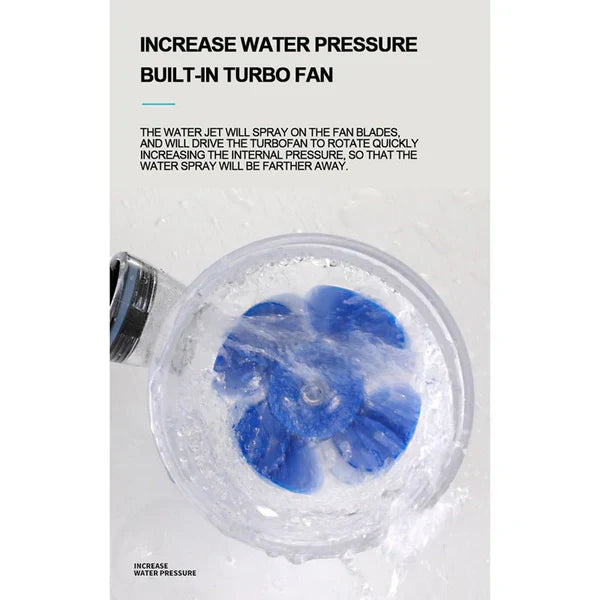 High Pressure Turbocharged Shower Head ( UAE Delivery Time: 1-3 Days )