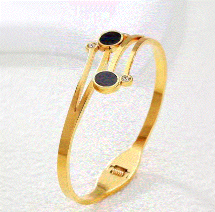Zircon Cuff Bangle ( UAE Delivery Time: 1-3 Days )