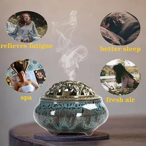 Ceramic Incense Burner ( UAE Delivery Time: 1-3 Days )