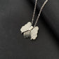 Butterfly Pendant Necklace for Women - Titanium Steel Clavicle Chain ( UAE Delivery Time: 1-3 Days )
