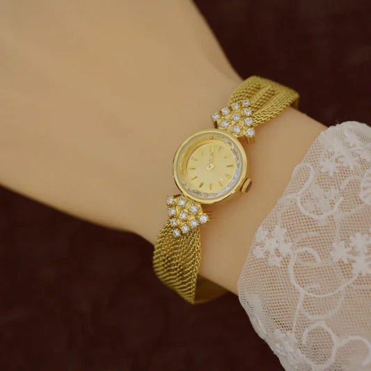 Vintage Kaleidoscope Diamond Quartz Women's Watch ( UAE Delivery Time: 1-3 Days )