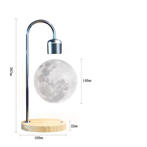 Magnetic Levitation Moon Light 3d Printing Moon Light ( UAE Delivery Time: 1-3 Days )