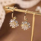 New Flower Short Earrings Sweet Fashion ( UAE Delivery Time: 1-3 Days )