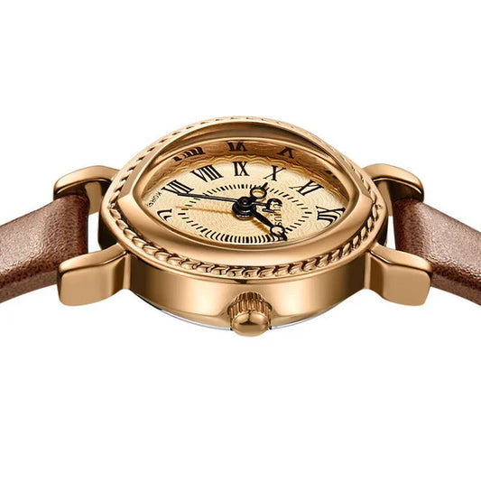 Oval Belt Quartz Waterproof Fashion Watch ( UAE Delivery Time: 1-3 Days )