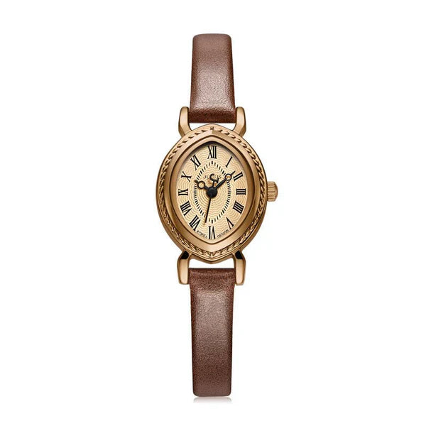 Oval Belt Quartz Waterproof Fashion Watch ( UAE Delivery Time: 1-3 Days )