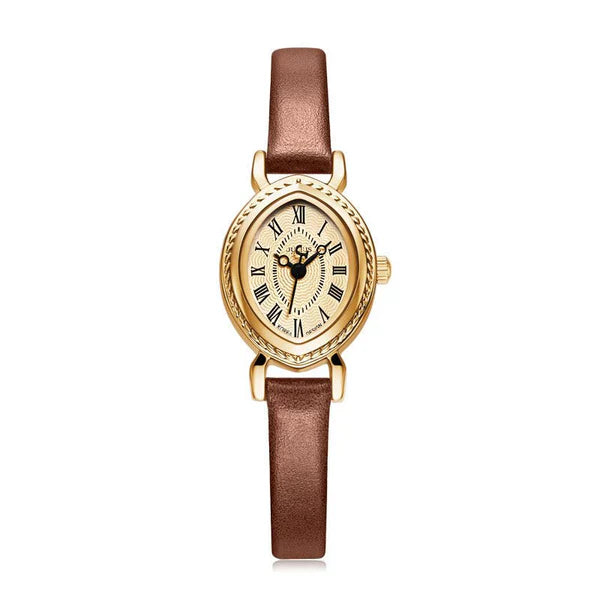 Oval Belt Quartz Waterproof Fashion Watch ( UAE Delivery Time: 1-3 Days )