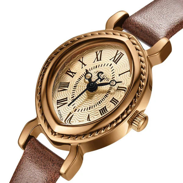 Oval Belt Quartz Waterproof Fashion Watch ( UAE Delivery Time: 1-3 Days )