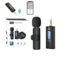 Smart Wireless Lavalier Microphone  ( UAE Delivery Time: 1-3 Days )